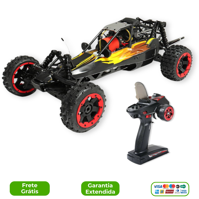 BuggyGas® - Buggy com Controle Remoto movido a Gasolina