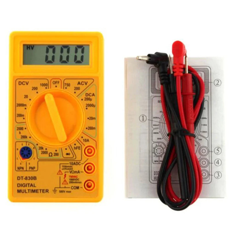 TechMeter DT-830 – Multímetro Digital com Bateria 9V