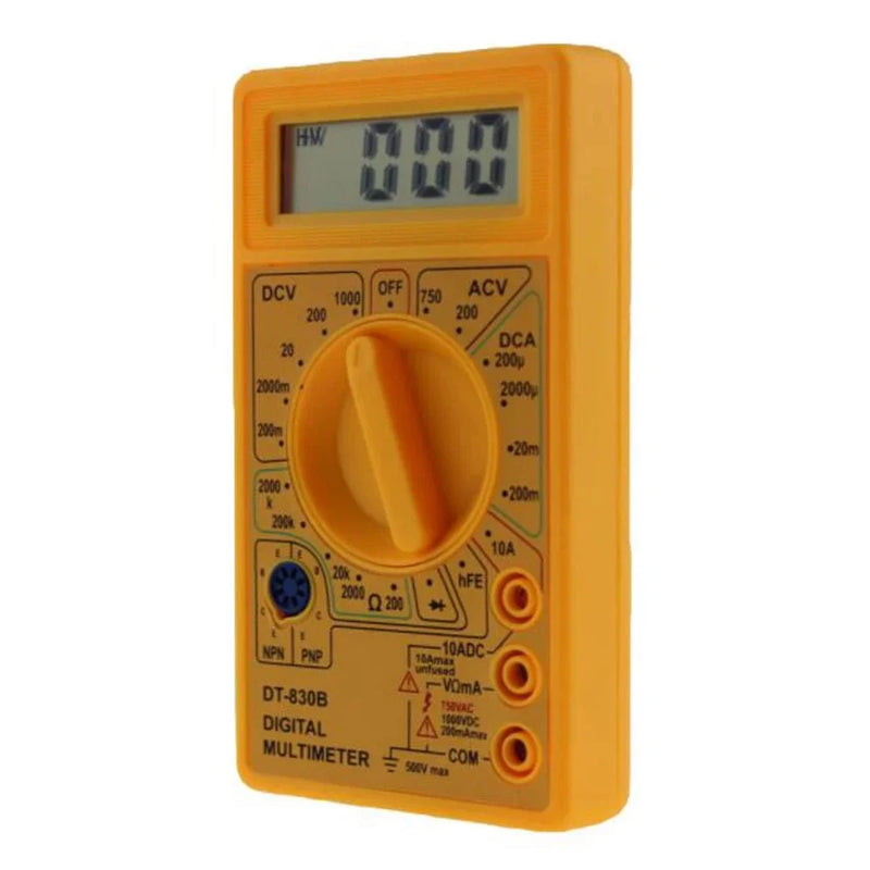 TechMeter DT-830 – Multímetro Digital com Bateria 9V