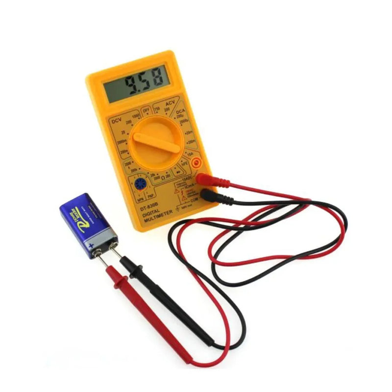 TechMeter DT-830 – Multímetro Digital com Bateria 9V