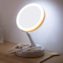 Espelho Luz Led Iluminador 10X - LuminaGlow