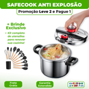 SafeCook™ Panela De Pressão - Aço Inoxidável Anti Explosão (+ BRINDE)